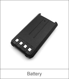 Walky talky-batterij voor lange afstanden