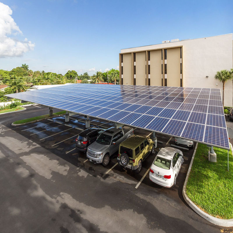 Residentiële Solar PV Carport Montage
