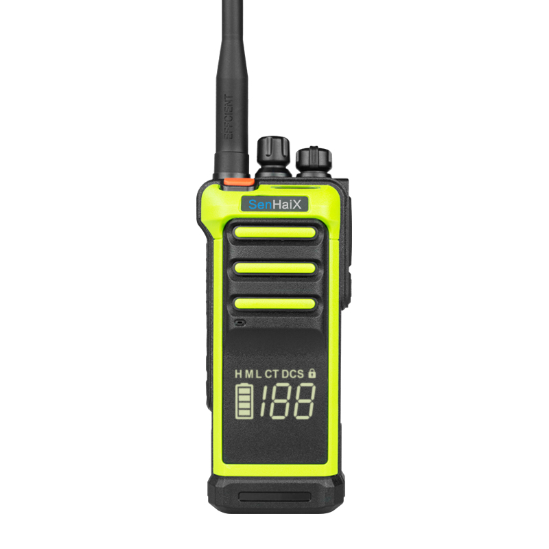 UHF VHF 10W handheld bidirectionele radio
