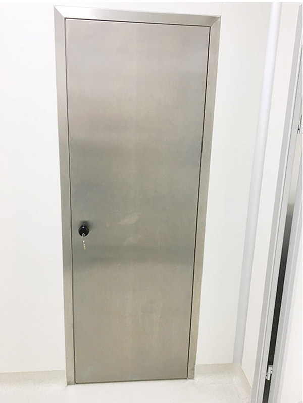 Cleanroom roestvrijstalen deur