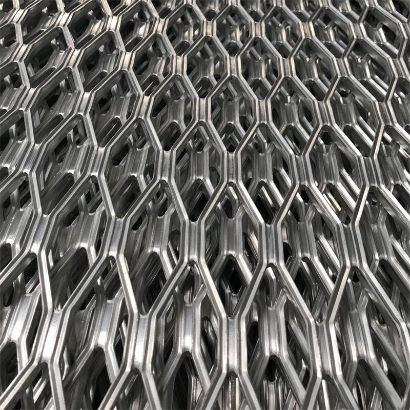 Architecturale poedercoating aluminium strekmetaal gaas
