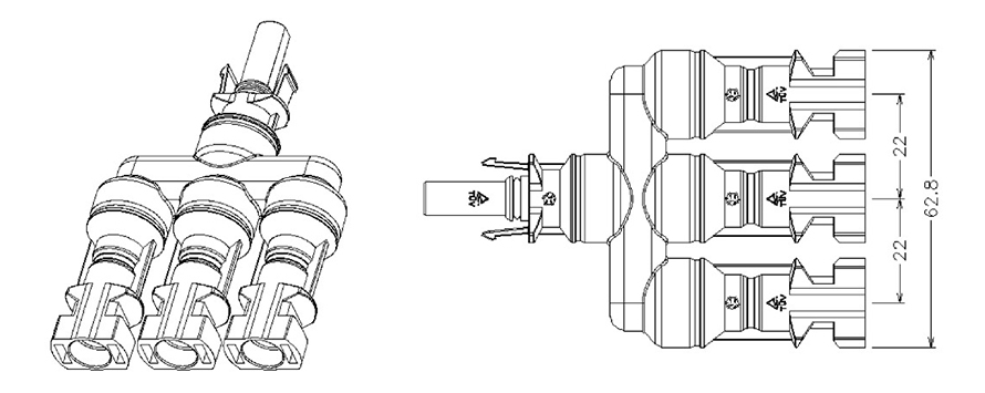 T3 Zonne-PV-connector