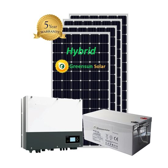 Hybride zonne-energieopslagsystemen 3kw 4kw 5kw 6kw voor zonnehuissysteem
