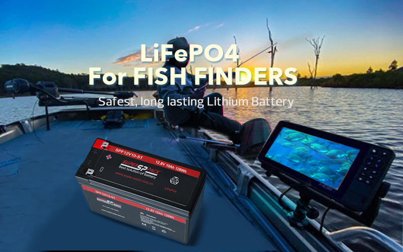 Superpack 12V10AH Voor Fishfinders