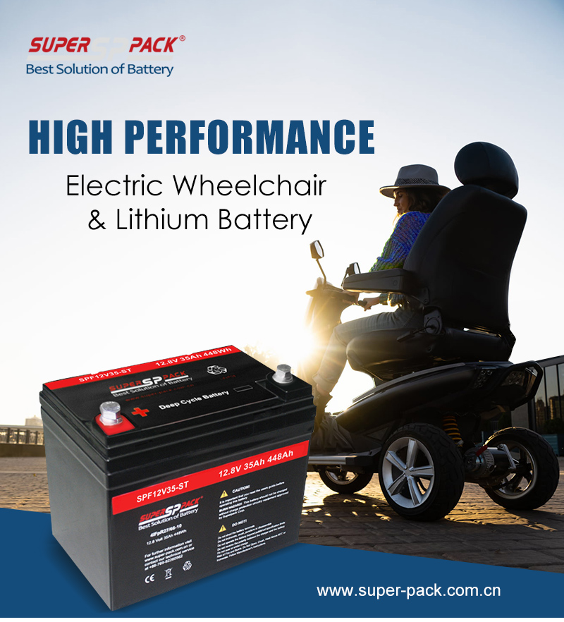 Superpack Lithium 12V35Ah Scootmobiel Accu