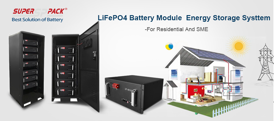 LiFePO4-batterijmodule Energieopslagsysteem