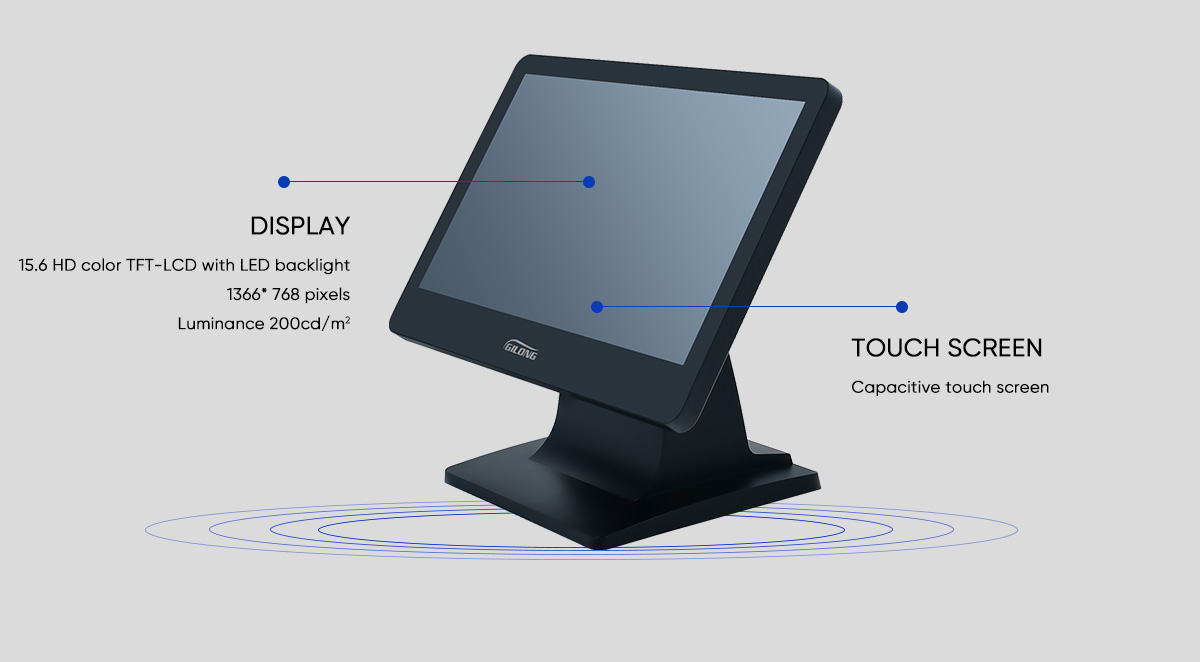 touchscreen monitor voor retail