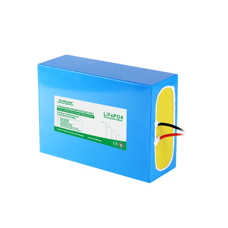 UL-goedkeuring 12V 30Ah LiFePO4-batterijen voor straatverlichting op zonne-energie
