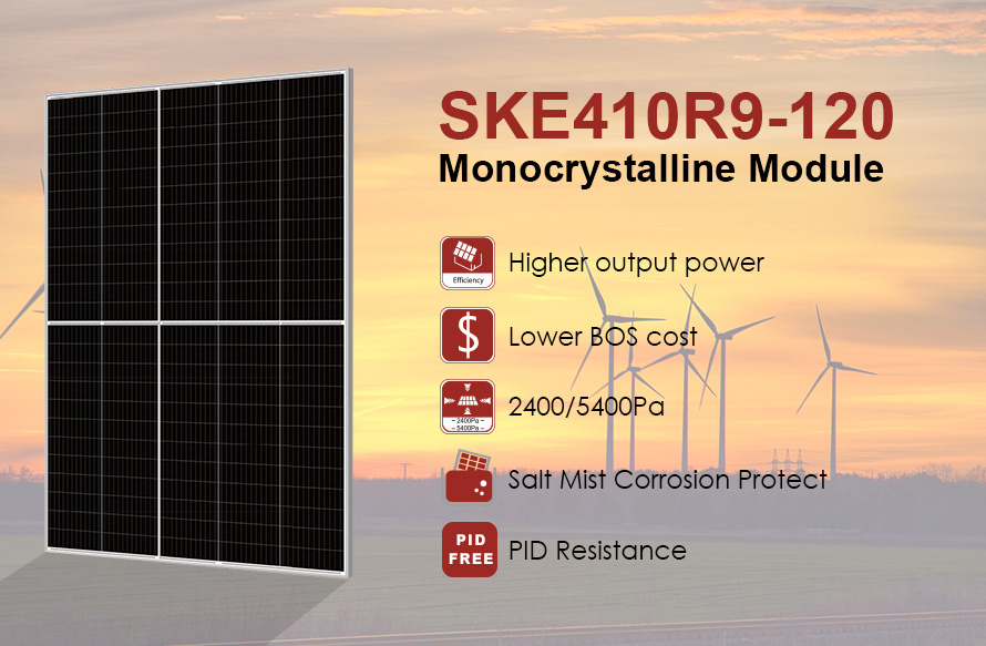 210-serie 410W MBB halfcel PV-module