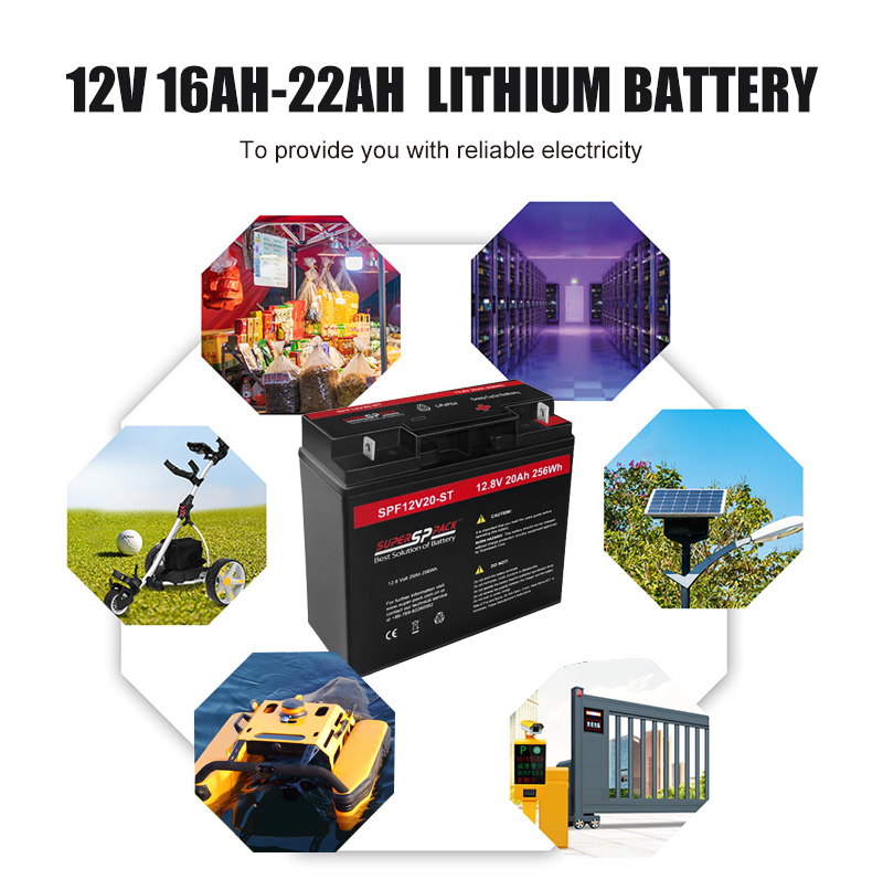 Superpack 12v-22Ah lithium accu