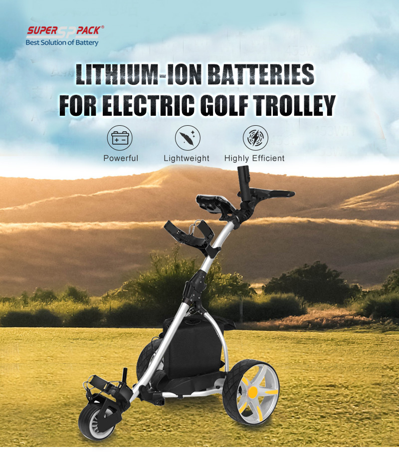 12V lithium-ionbatterijen voor elektrische golftrolley