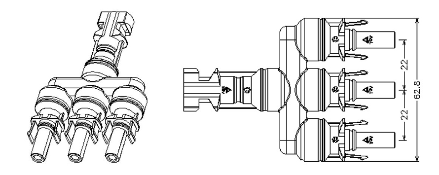 T3 Zonne-PV-connector