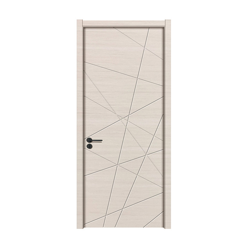 Moderne stijl houten deur interieur slaapkamer MDF PVC houten deur Hoge kwaliteit melamine houten deur
