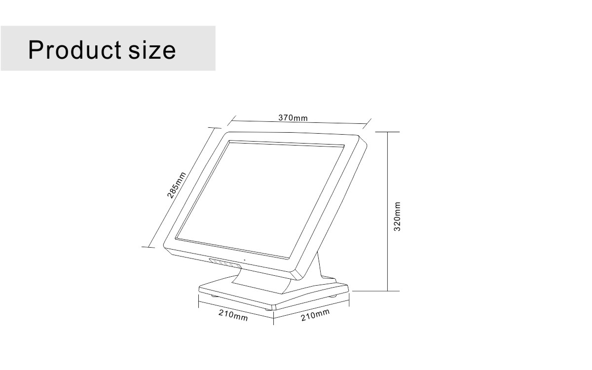 touch LCD voor POS