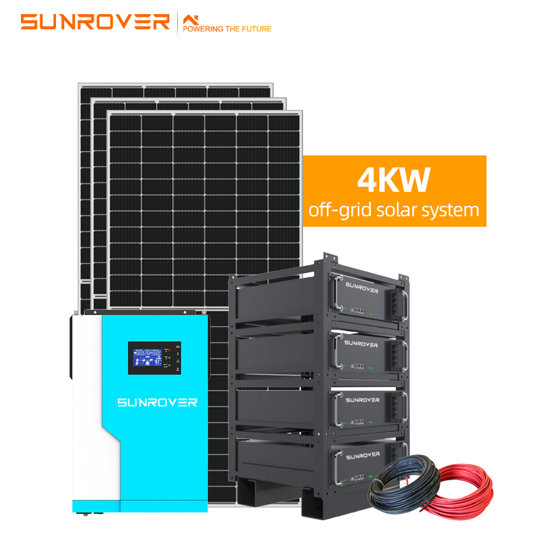 Aangepast alles-in-één 4KW off-grid zonne-energiesysteem
