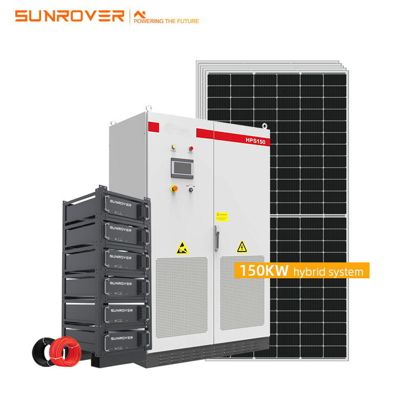 Hot Sale 100KW hybride zonne-energiesysteem
