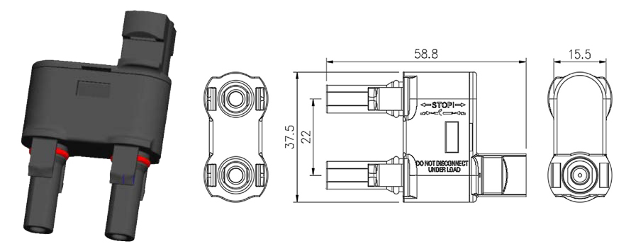 T2 Zonne-PV-connector