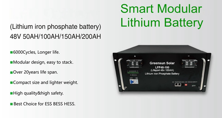 lithium-ionbatterij 48v 1000ah