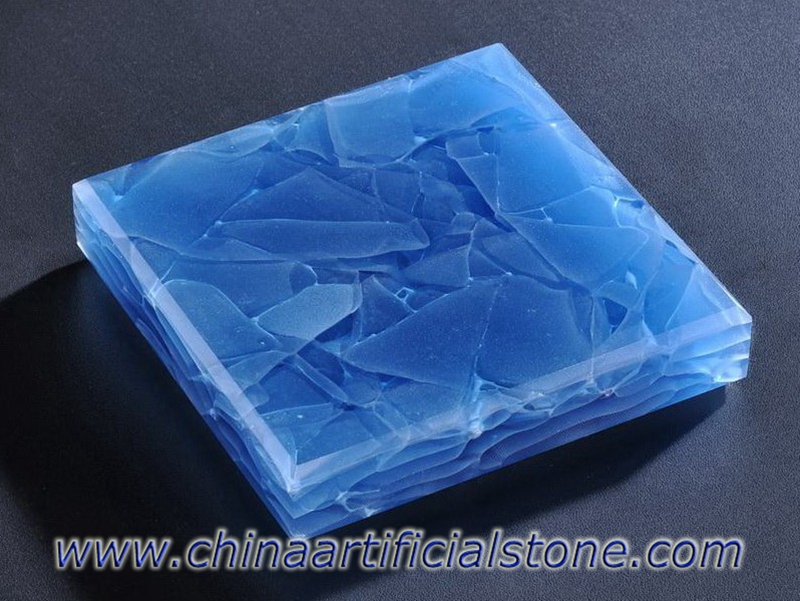 Ocean Blue Engineered Glass Ceramic Glaskeramik-platen
