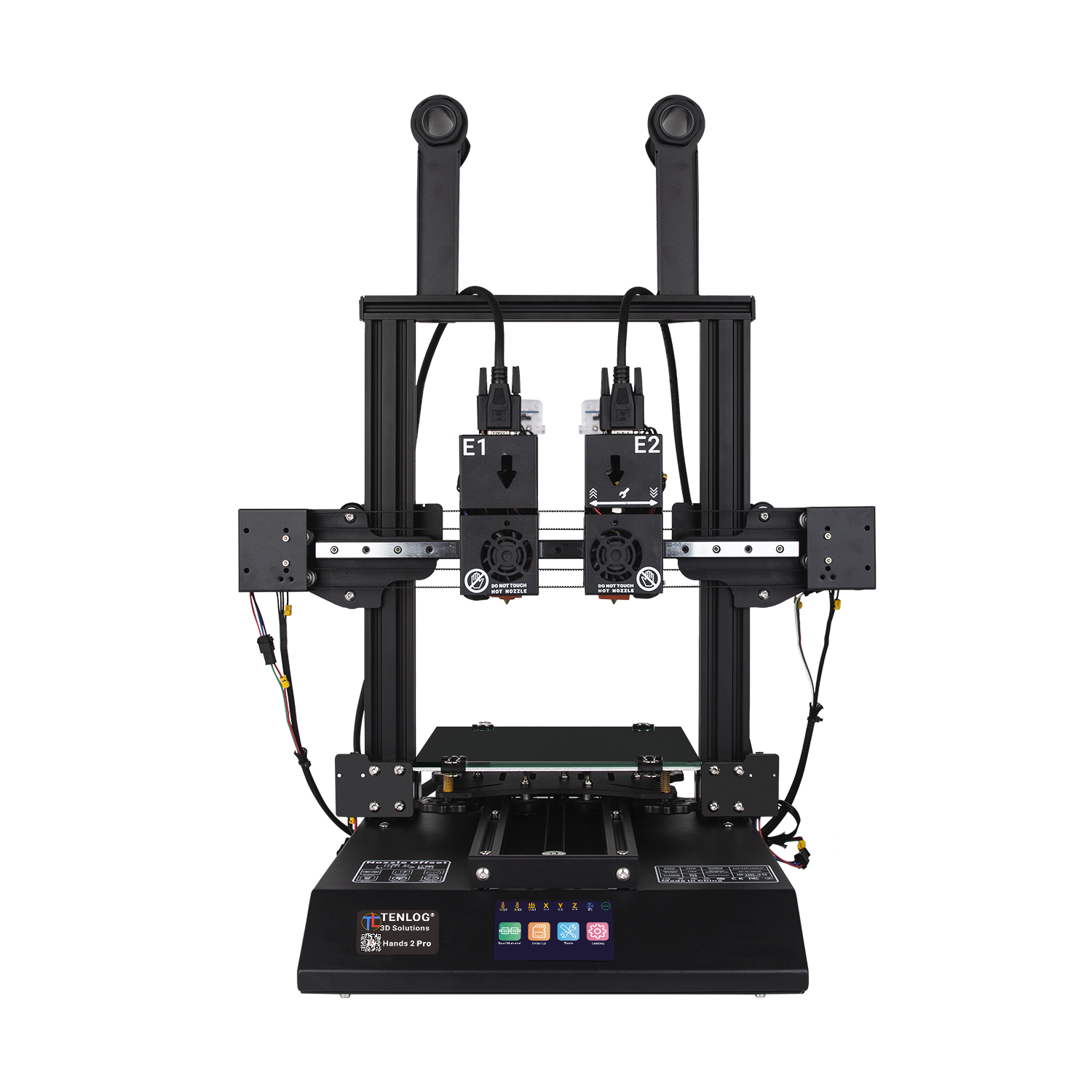 Tenlog Hands 2 Pro IDEX 3D-printer met Dual X Carriage Building Volume 235 mm * 235 mm * 250 mm
