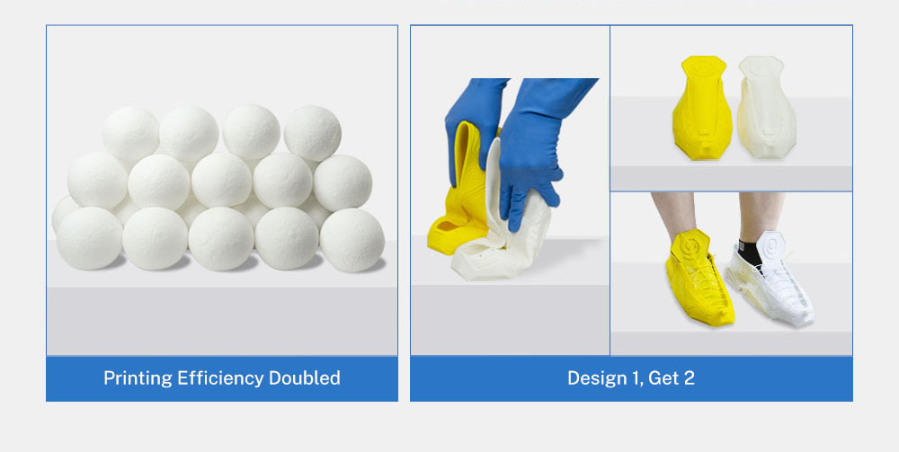 Dubbele productiviteit van het DMP 3D-afdruksysteem