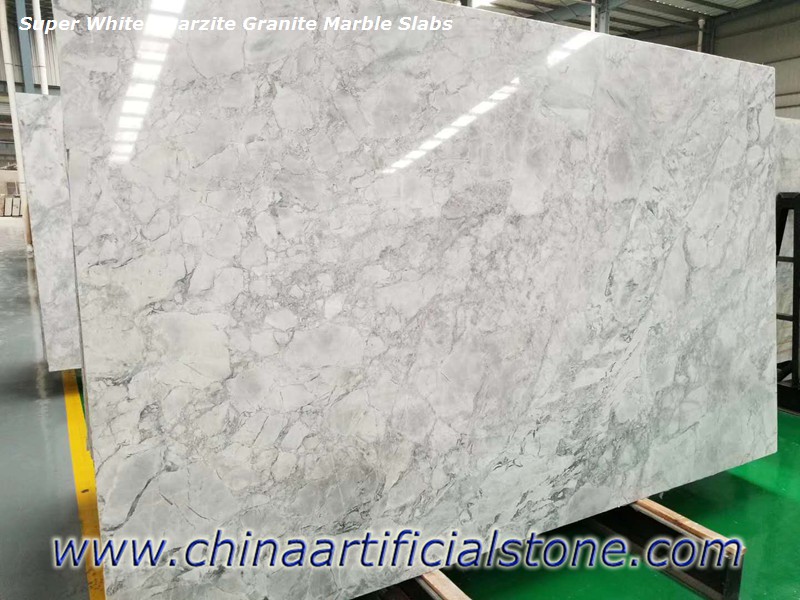 Super witte kwartsiet graniet marmeren dolomiet platen
