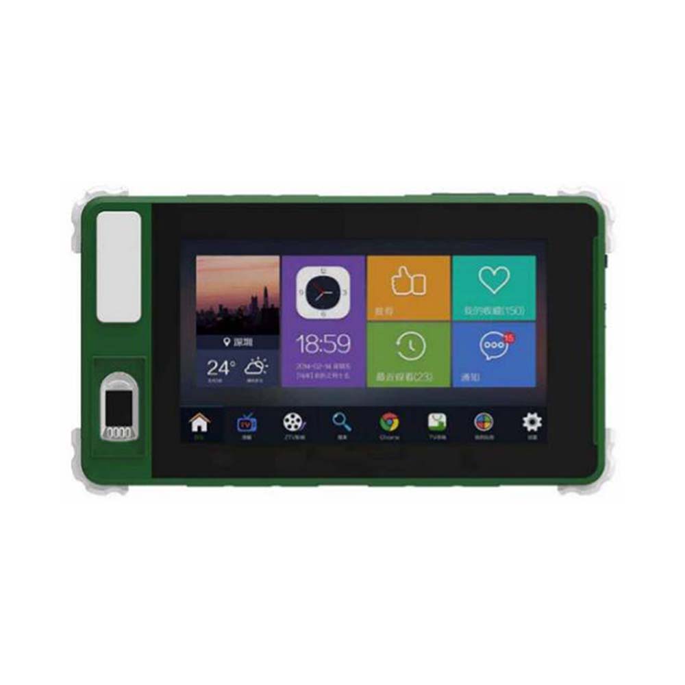 Draagbare 7 inch NFC biometrische vingerafdruk tablet-pc
