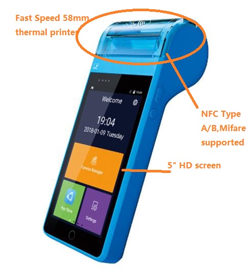 4G Android-microfinanciering MPOS