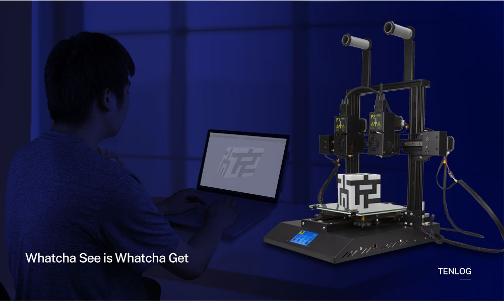 TENLOG Hands 2 DMP 3D-printer Wat u ziet is wat u krijgt