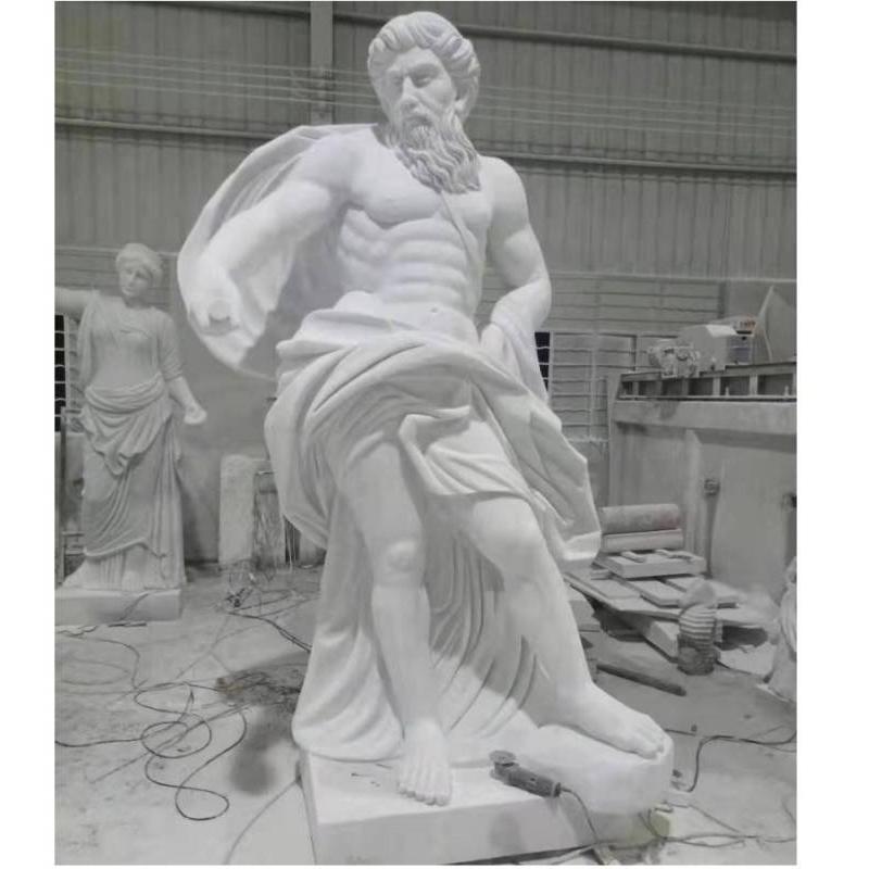 God van de zee-standbeeld Griekenland
