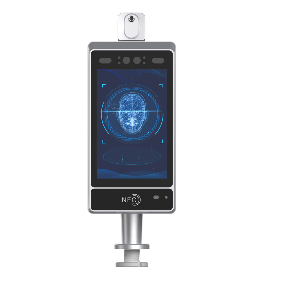Luchthaven- en douanepoort Infraroodthermografietesten Android Gezichtsherkenning Temperatuurmeetterminal
