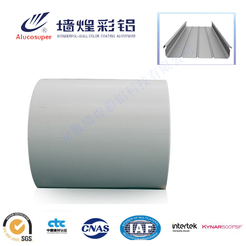 AA3003, AA3004 Voorgelakte aluminium dakplaat met PVDF-coating
