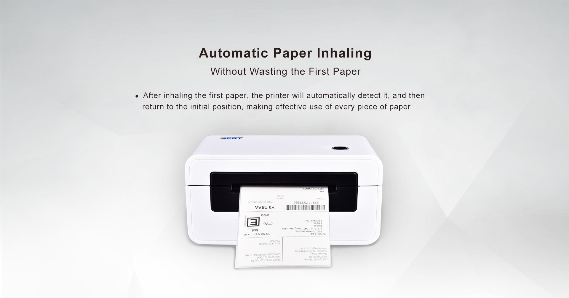 desktop thermische barcode labelprinter