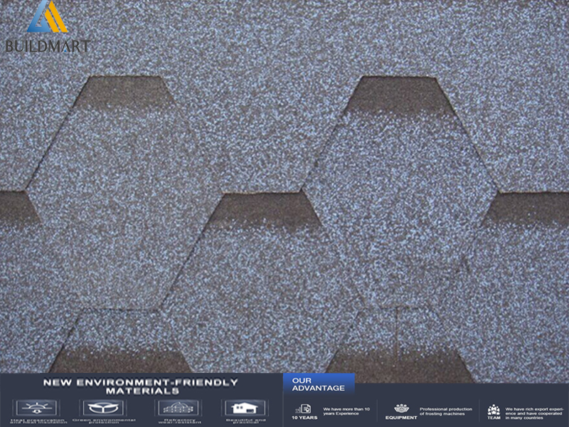 Amerikaanse standaard mozaïekpatroon asfalt shingle dakpan
