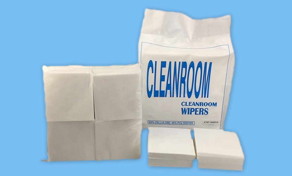 4 inch 56gsm nonwoven stof cleanroom wisser