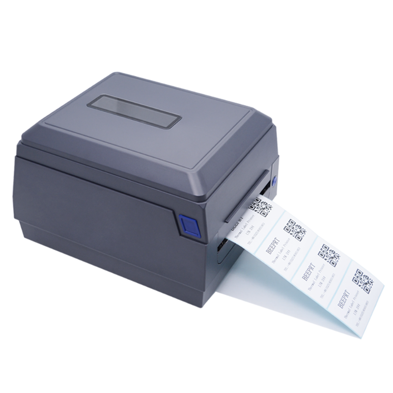 4-inch barcodeprinter voor thermische overdracht met lint
