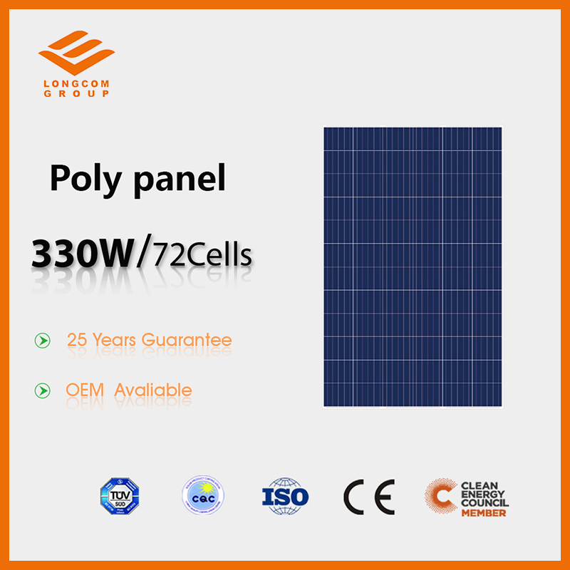 Polykristallijn zonnecellen zonnepaneel