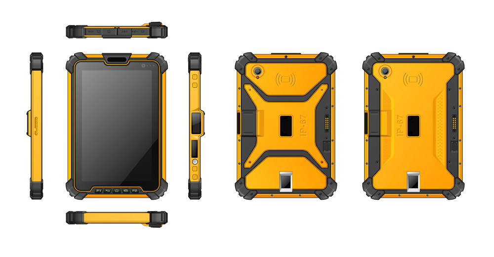 4G robuuste NFC biometrische tablet-pc