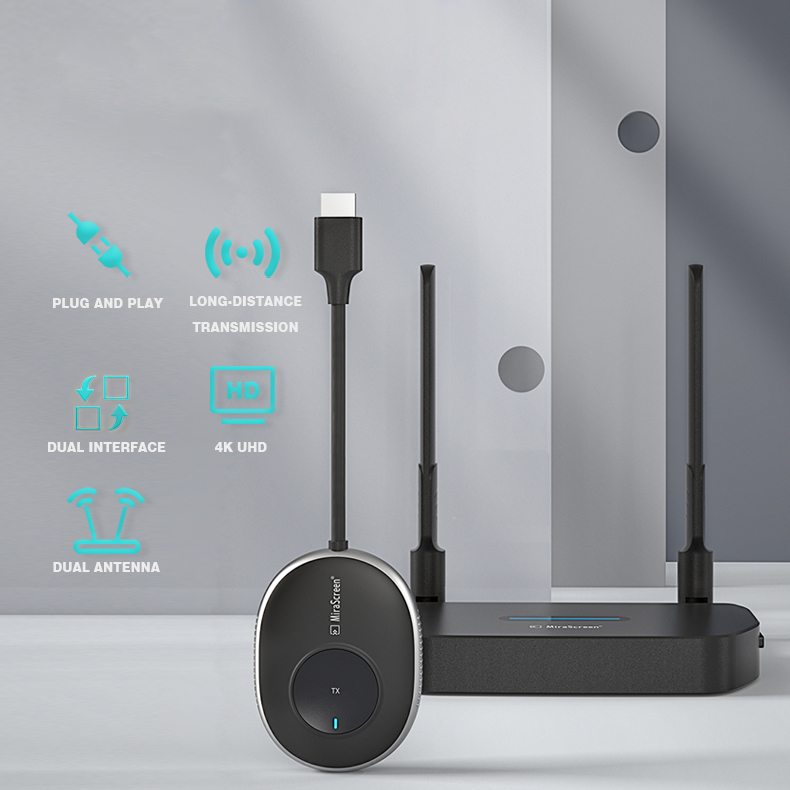 Draadloze HDMI-extender dubbele antenne