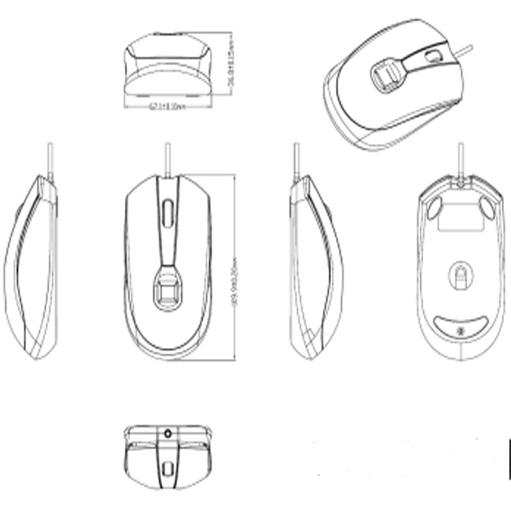 USB-vingerafdrukmuis