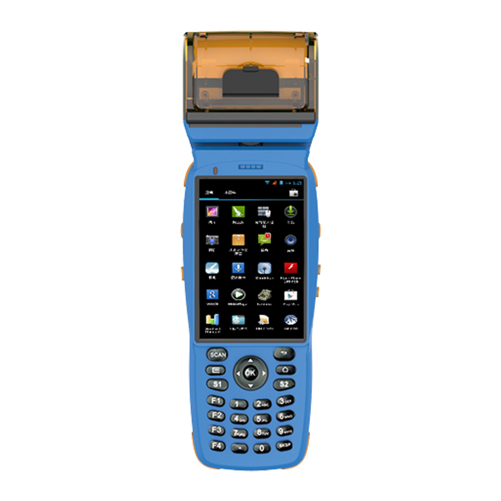 Handheld 3G Robuuste Android NFC smart Terminal met printer
