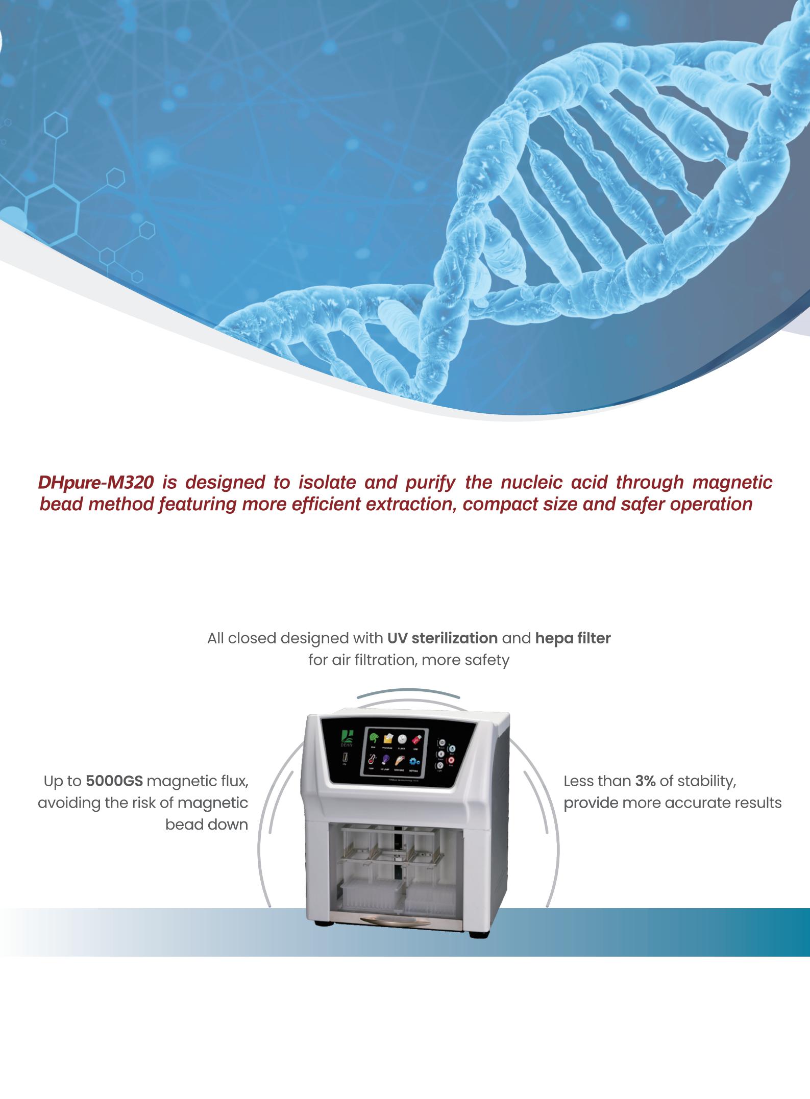 DHpure-M320 Automatische nucleïnezuurextractie