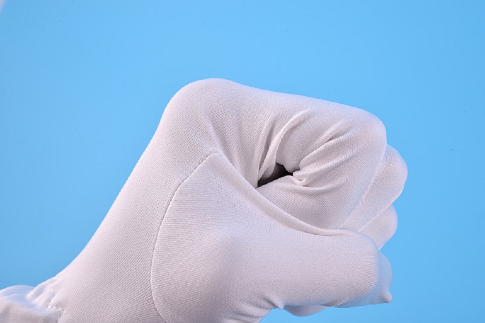 ESD Microfiber Wit Polyester Sieraden Handschoen groothandel