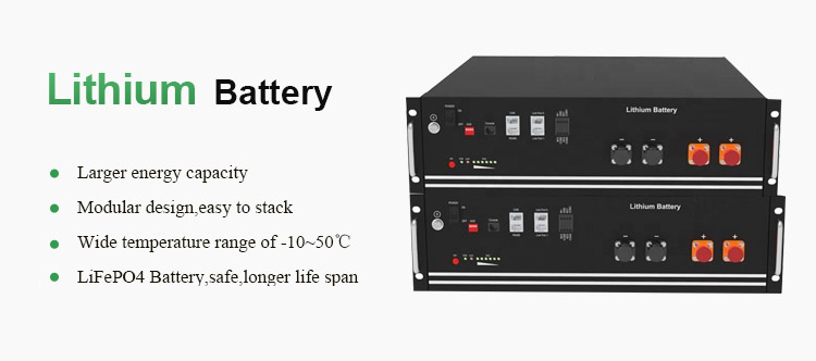 Lithium-ion-polymeerbatterij 48V 100AH