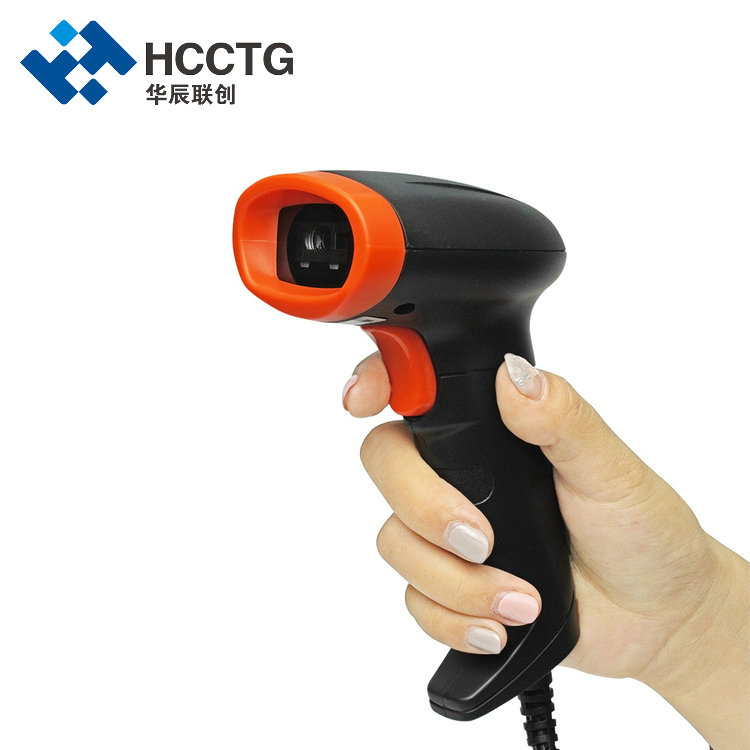 Handheld bedrade USB/RS232 2D barcodescanner voor mobiele telefoon HS-6603B
