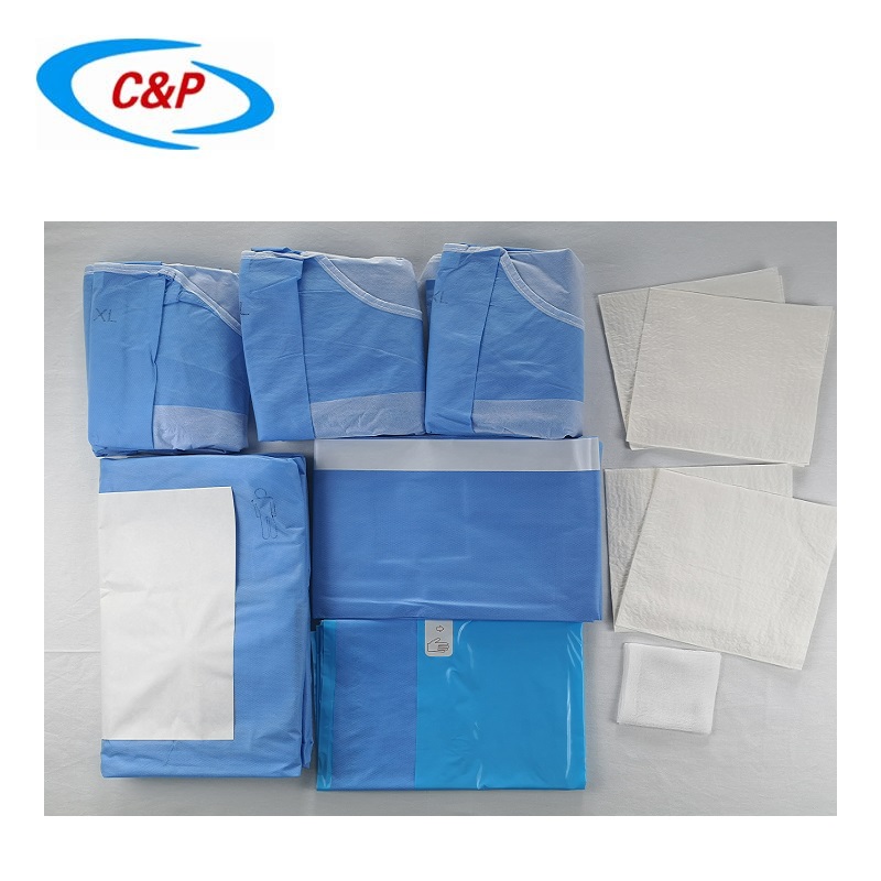 Steriel ziekenhuisgebruik Gynaecologie Verloskunde C-sectie Chirurgie Drape Pack
