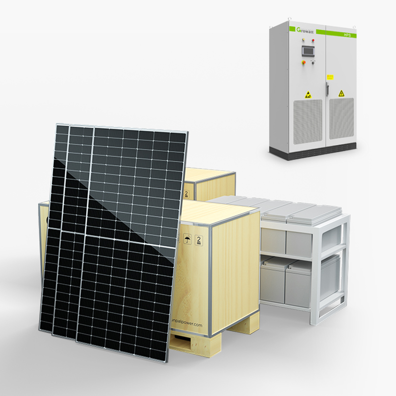 Volledig commercieel hybride opslagsysteem voor zonne-energie
