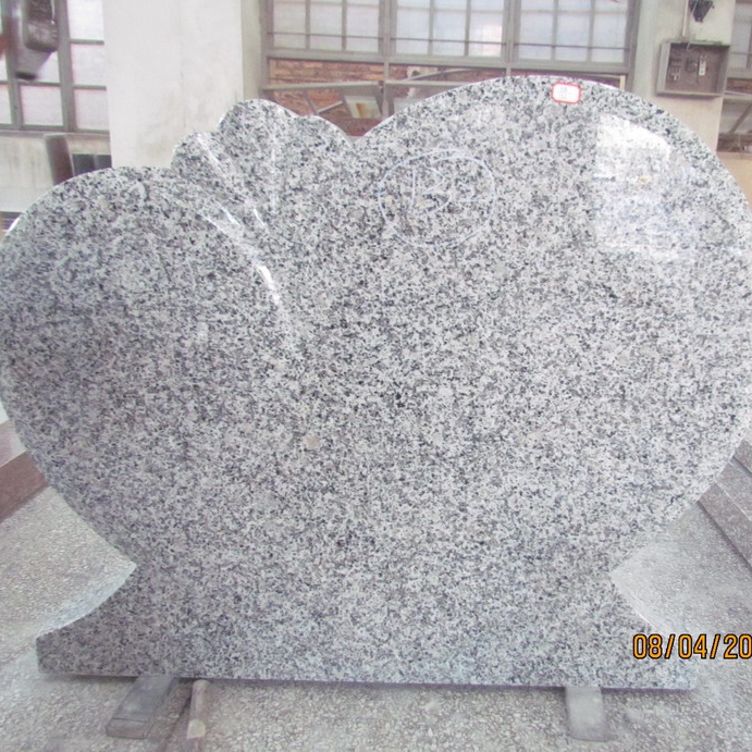 Natuursteen G640 Grijs graniet Aangepaste grafsteen
