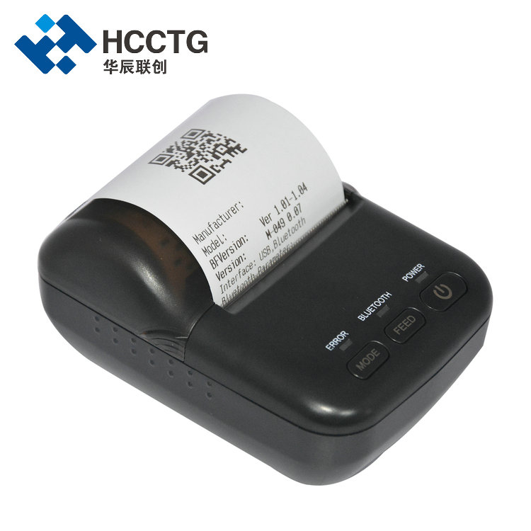 USB Bluetooth 58 mm draagbare thermische barcodeprinter HCC-T12
