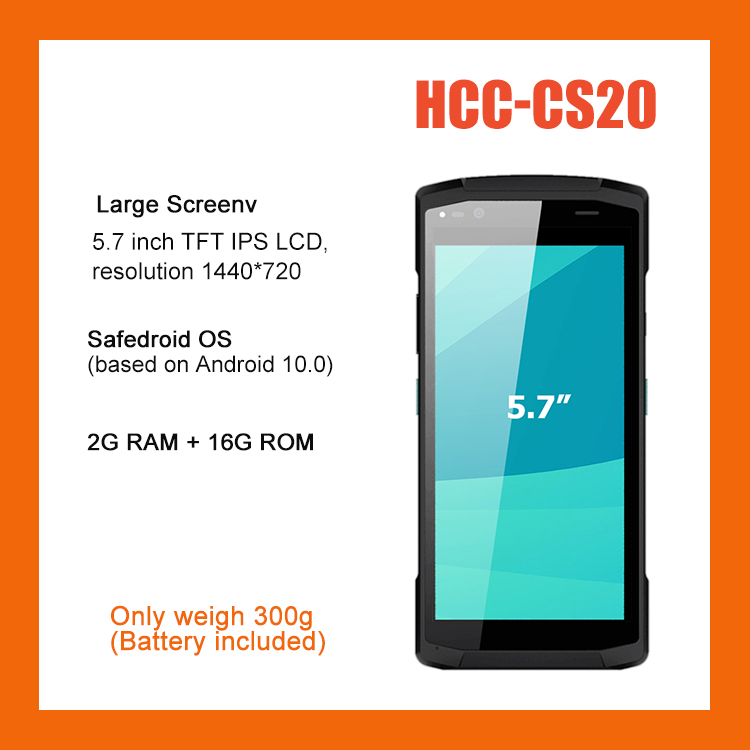 3 in 1 kaartbetaling Android 10.0 POS-hardware met streepjescodescanner HCC-CS20
